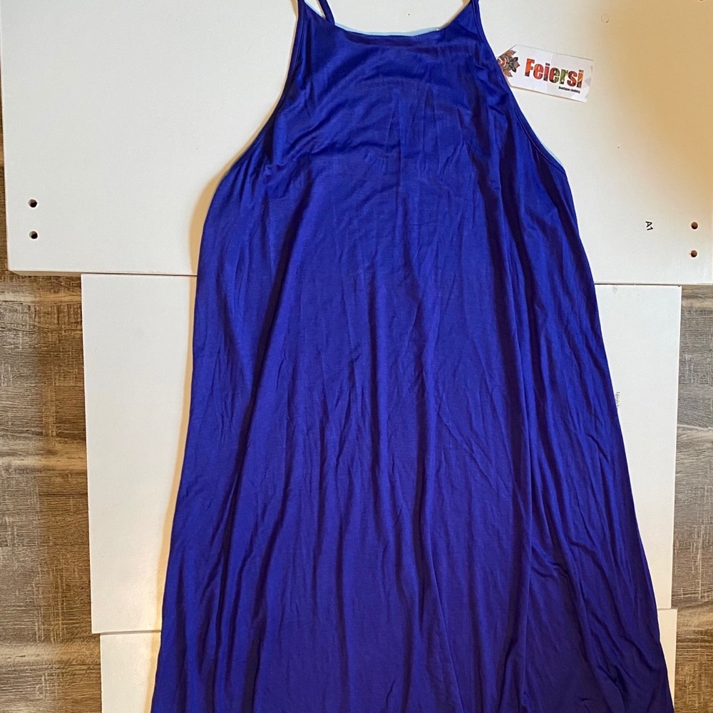 Feiersi Boutique Clothing Blue Dress NWT